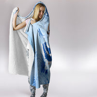 Cook Islands Women's Day Hooded Blanket With Polynesian Pattern LT05 - Polynesian Pride