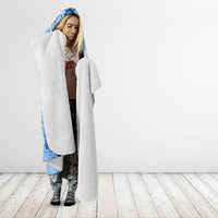 Cook Islands Women's Day Hooded Blanket With Polynesian Pattern LT05 - Polynesian Pride