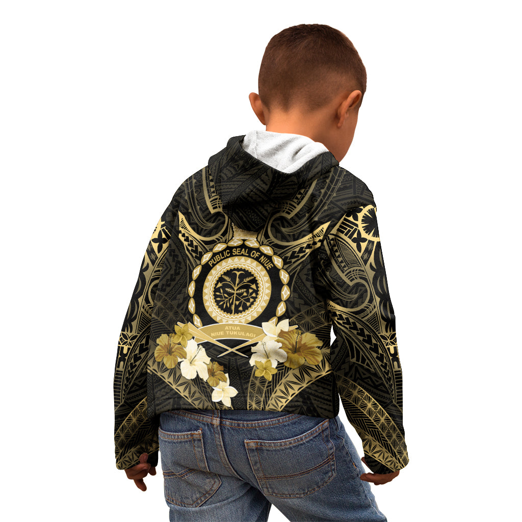 Niue Women's Day Kid Hoodie With Polynesian Pattern LT05 - Polynesian Pride