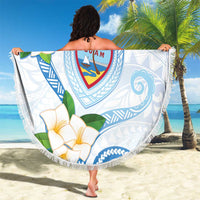 Guam Chamorro Beach Blanket Guasali Flowers Curves Style LT05 - Polynesian Pride