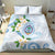 Guam Chamorro Bedding Set Guasali Flowers Curves Style