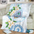 Guam Chamorro Blanket Guasali Flowers Curves Style