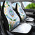 Guam Chamorro Car Seat Cover Guasali Flowers Curves Style