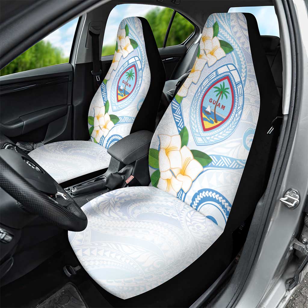 Guam Chamorro Car Seat Cover Guasali Flowers Curves Style LT05 - Polynesian Pride