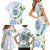 Guam Chamorro Family Matching Short Sleeve Bodycon Dress and Hawaiian Shirt Guasali Flowers Curves Style