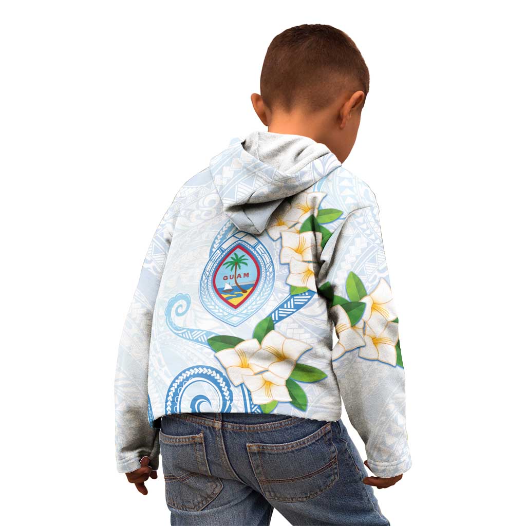 Guam Chamorro Kid Hoodie Guasali Flowers Curves Style LT05 - Polynesian Pride