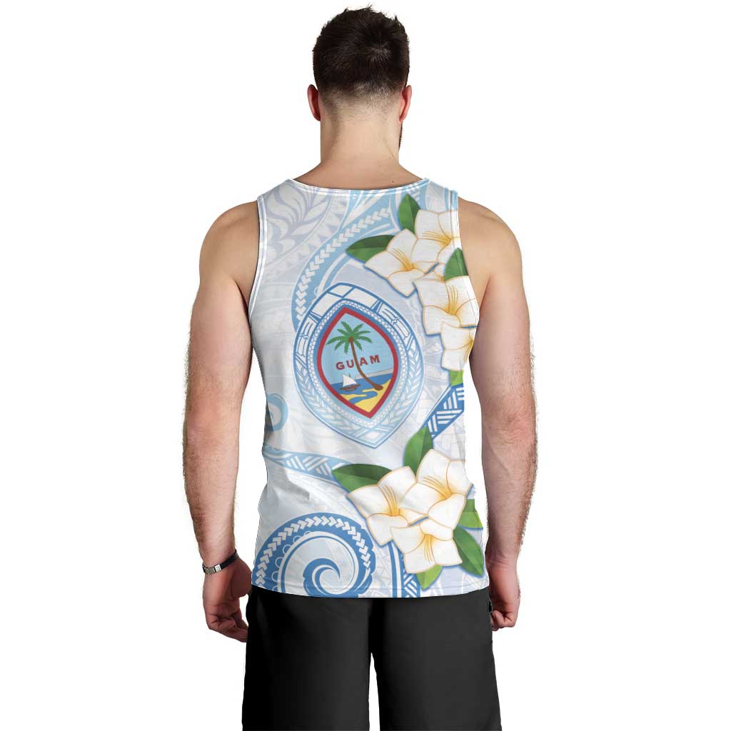 Guam Chamorro Men Tank Top Guasali Flowers Curves Style LT05 - Polynesian Pride