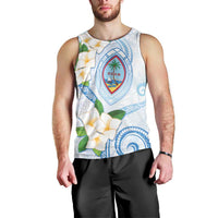 Guam Chamorro Men Tank Top Guasali Flowers Curves Style LT05 - Polynesian Pride