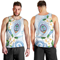 Guam Chamorro Men Tank Top Guasali Flowers Curves Style LT05 - Polynesian Pride