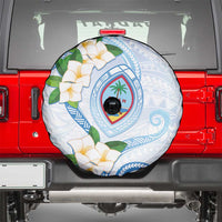 Guam Chamorro Spare Tire Cover Guasali Flowers Curves Style LT05 - Polynesian Pride