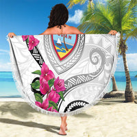 Guam Chamorro Beach Blanket Curves Polynesian Tattoo Mix Bougainvillea LT05 - Polynesian Pride