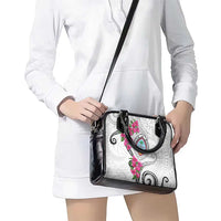 Guam Chamorro Shoulder Handbag Curves Polynesian Tattoo Mix Bougainvillea LT05 - Polynesian Pride