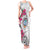 Guam Chamorro Tank Maxi Dress Curves Polynesian Tattoo Mix Bougainvillea