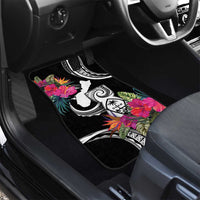 Hafa Adai Guam Car Mats Polynesian Tattoo Tropical Flowers LT05 - Polynesian Pride