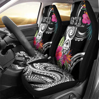 Hafa Adai Guam Car Seat Cover Polynesian Tattoo Tropical Flowers LT05 - Polynesian Pride