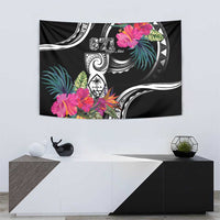 Hafa Adai Guam Tapestry Polynesian Tattoo Tropical Flowers LT05 - Polynesian Pride