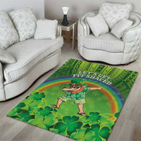 Hawaii Saint Patrick's Day Area Rug Let's Get Fit Shaced LT05 - Polynesian Pride