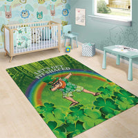 Hawaii Saint Patrick's Day Area Rug Let's Get Fit Shaced LT05 - Polynesian Pride