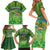 Personalised Hawaii Saint Patrick's Day Family Matching Short Sleeve Bodycon Dress and Hawaiian Shirt Let's Get Fit Shaced