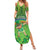 Personalised Hawaii Saint Patrick's Day Family Matching Summer Maxi Dress and Hawaiian Shirt Let's Get Fit Shaced