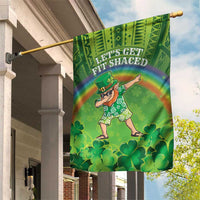 Hawaii Saint Patrick's Day Garden Flag Let's Get Fit Shaced LT05 House Flag Green - Polynesian Pride