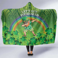 Hawaii Saint Patrick's Day Hooded Blanket Let's Get Fit Shaced LT05 One Size Green - Polynesian Pride
