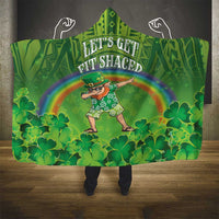 Hawaii Saint Patrick's Day Hooded Blanket Let's Get Fit Shaced LT05 - Polynesian Pride