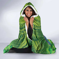 Hawaii Saint Patrick's Day Hooded Blanket Let's Get Fit Shaced LT05 - Polynesian Pride