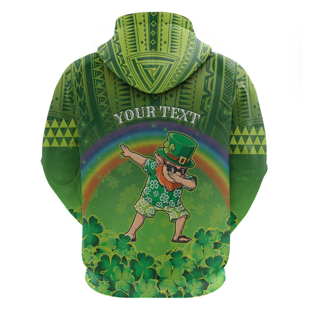 Personalised Hawaii Saint Patrick's Day Hoodie Let's Get Fit Shaced LT05 - Polynesian Pride