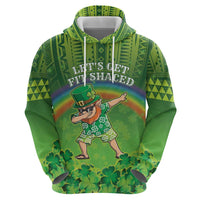 Personalised Hawaii Saint Patrick's Day Hoodie Let's Get Fit Shaced LT05 - Polynesian Pride