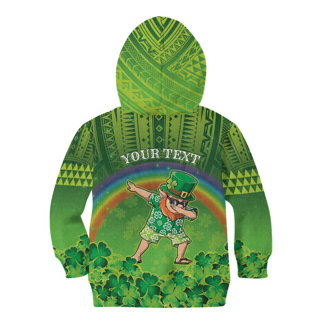Personalised Hawaii Saint Patrick's Day Kid Hoodie Let's Get Fit Shaced LT05 - Polynesian Pride