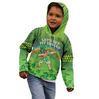 Personalised Hawaii Saint Patrick's Day Kid Hoodie Let's Get Fit Shaced LT05 - Polynesian Pride