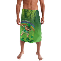 Personalised Hawaii Saint Patrick's Day Lavalava Let's Get Fit Shaced LT05 Green - Polynesian Pride