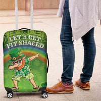 Hawaii Saint Patrick's Day Luggage Cover Let's Get Fit Shaced LT05 Green - Polynesian Pride