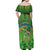 Personalised Hawaii Saint Patrick's Day Off Shoulder Maxi Dress Let's Get Fit Shaced