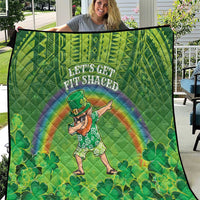 Hawaii Saint Patrick's Day Quilt Let's Get Fit Shaced LT05 Green - Polynesian Pride