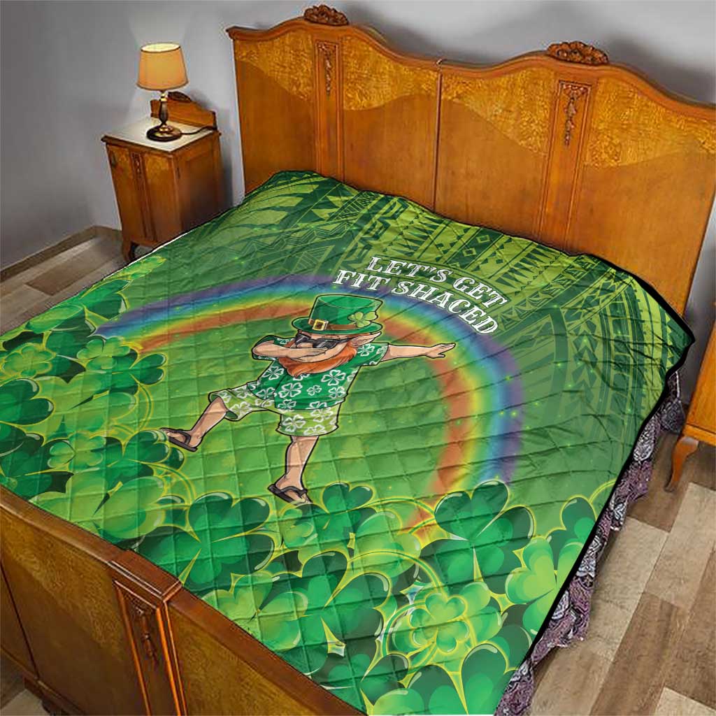Hawaii Saint Patrick's Day Quilt Let's Get Fit Shaced LT05 - Polynesian Pride