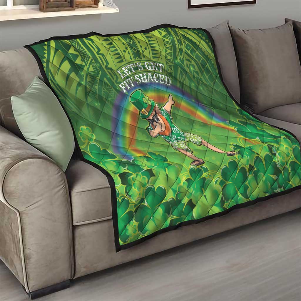 Hawaii Saint Patrick's Day Quilt Let's Get Fit Shaced LT05 - Polynesian Pride