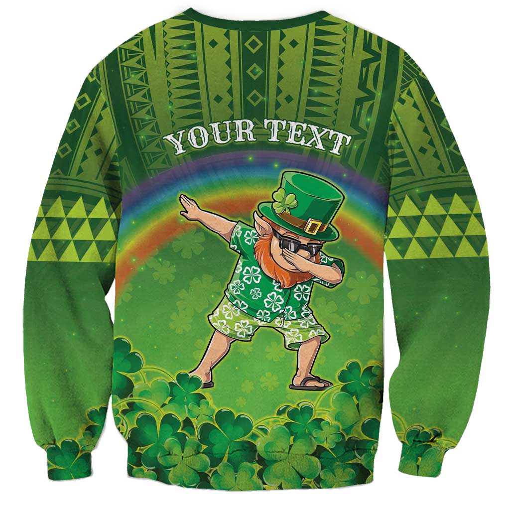 Personalised Hawaii Saint Patrick's Day Sweatshirt Let's Get Fit Shaced LT05 - Polynesian Pride