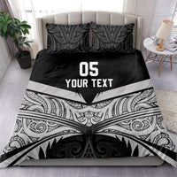 Custom New Zealand Cricket Bedding Set Go Champions World Cup 2024 With Maori Pattern LT05 - Polynesian Pride