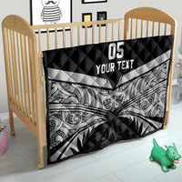 Custom New Zealand Cricket Quilt Go Champions World Cup 2024 With Maori Pattern LT05 - Polynesian Pride
