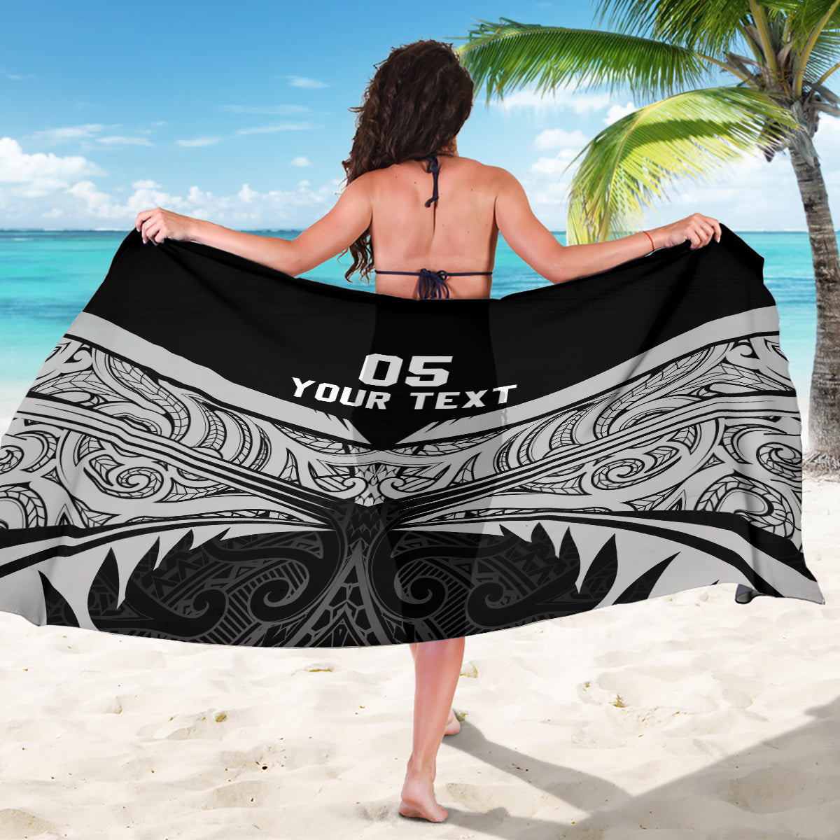 Custom New Zealand Cricket Sarong Go Champions World Cup 2024 With Maori Pattern LT05 - Polynesian Pride