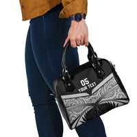 Custom New Zealand Cricket Shoulder Handbag Go Champions World Cup 2024 With Maori Pattern LT05 - Polynesian Pride