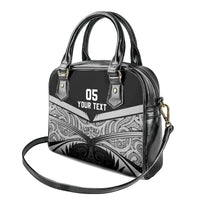 Custom New Zealand Cricket Shoulder Handbag Go Champions World Cup 2024 With Maori Pattern LT05 - Polynesian Pride