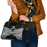 Custom New Zealand Cricket Shoulder Handbag Go Champions World Cup 2024 With Maori Pattern LT05 - Polynesian Pride