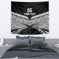 Custom New Zealand Cricket Tapestry Go Champions World Cup 2024 With Maori Pattern LT05 - Polynesian Pride