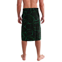 Personalised New Zealand Darts Lavalava Green Dart Board Maori Pattern LT05 - Polynesian Pride