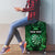 Personalised New Zealand Darts Luggage Cover Green Dart Board Maori Pattern