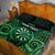 Personalised New Zealand Darts Quilt Bed Set Green Dart Board Maori Pattern