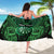 Personalised New Zealand Darts Sarong Green Dart Board Maori Pattern